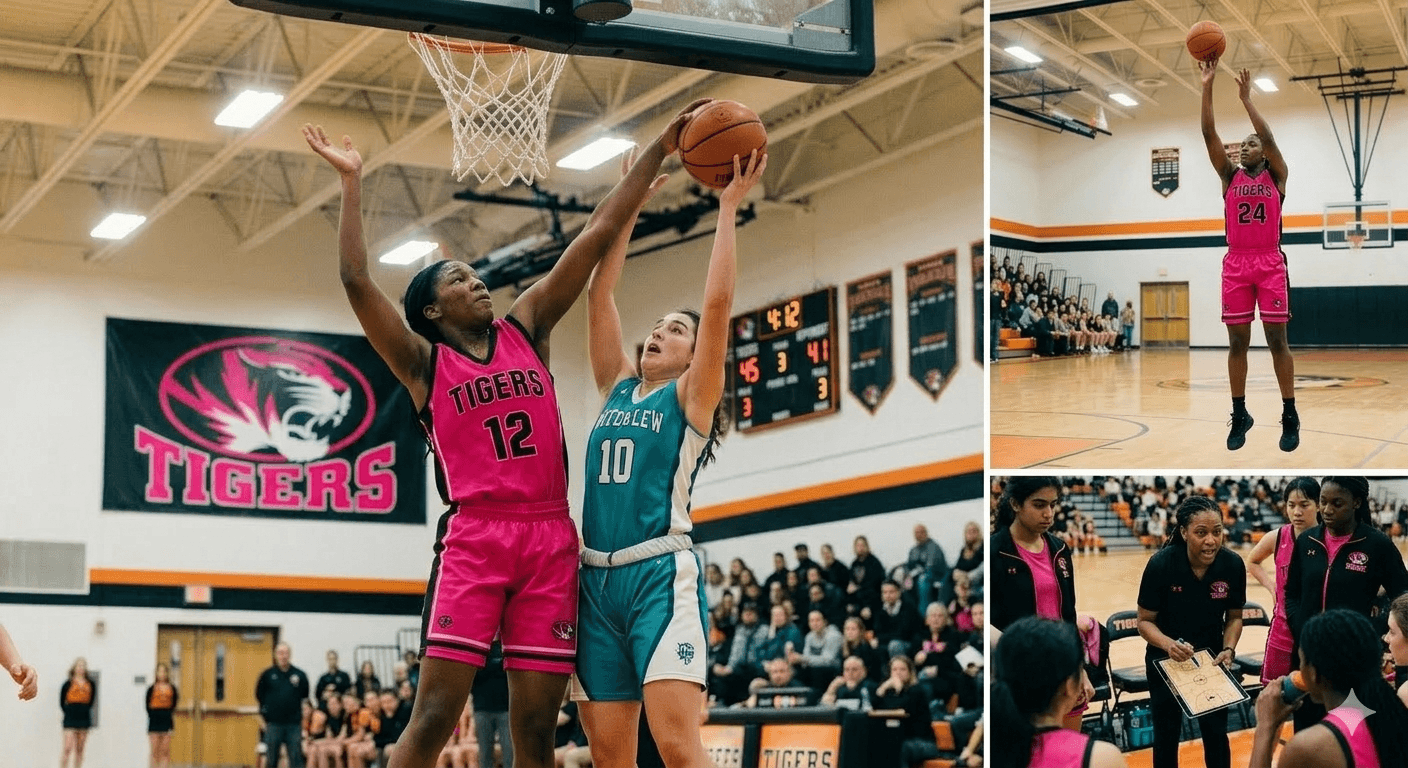 Lady Tigers In Action