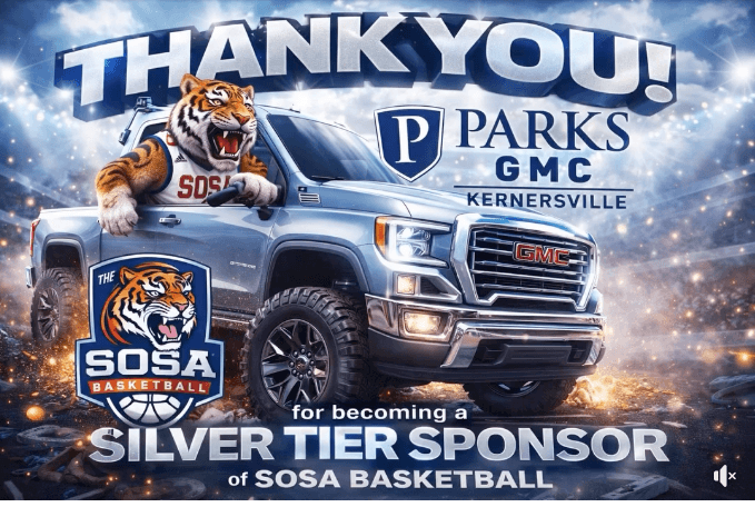 Parks GMC Kernersville — Silver Tier Sponsor of SOSA Basketball